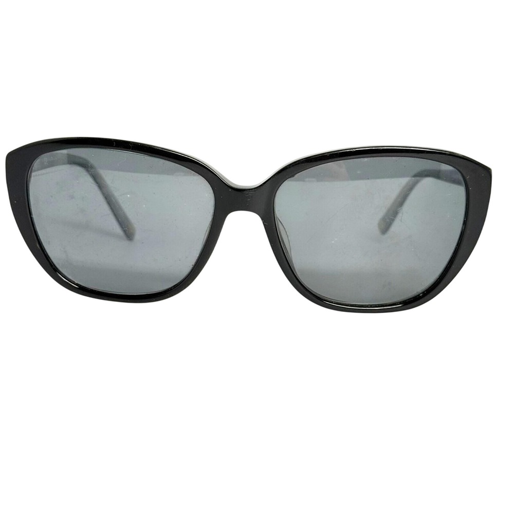 Nine West NW625S 001 Black Leopard Print Square Sunglasses 58-16-135